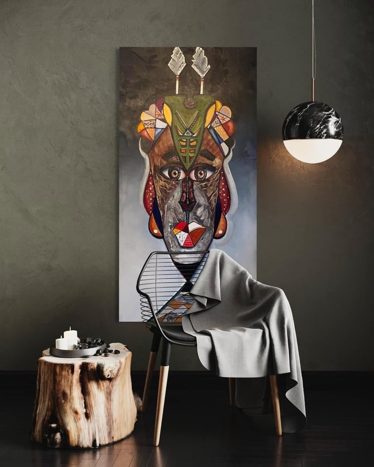 Le Chaman 30’’x60’’ Non disponible