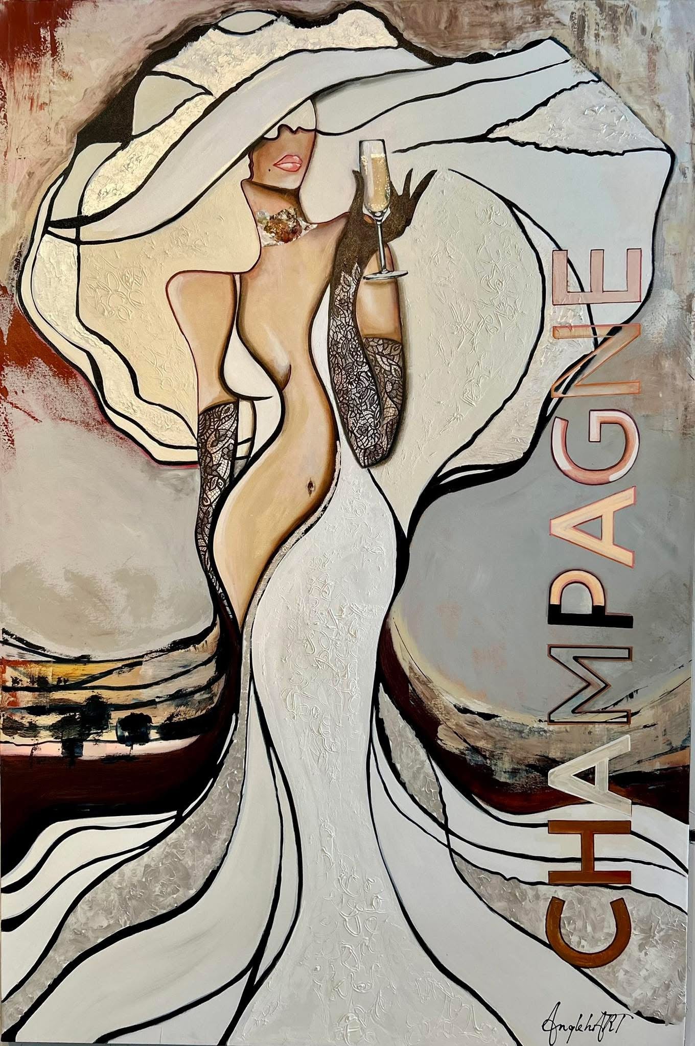 Lolita Champagne 48x72