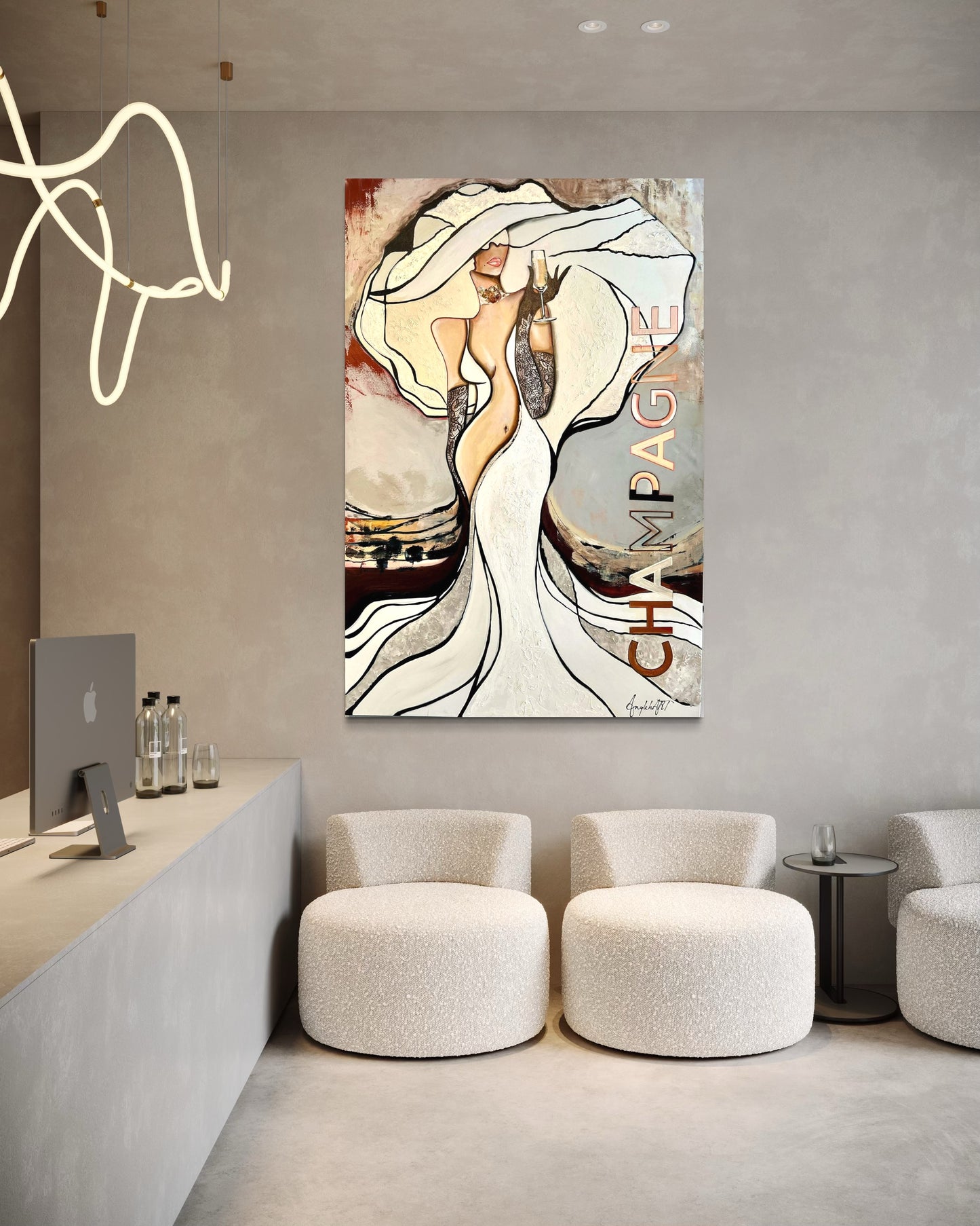 Lolita Champagne 48x72