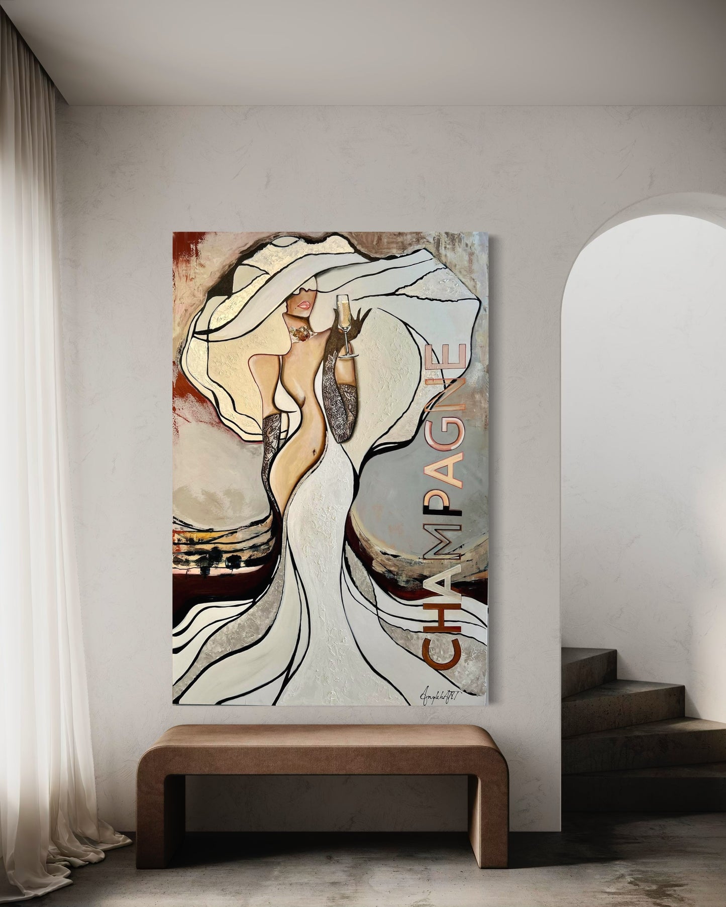 Lolita Champagne 48x72