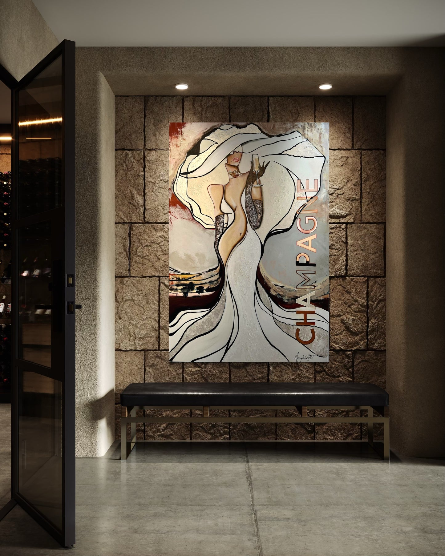 Lolita Champagne 48x72