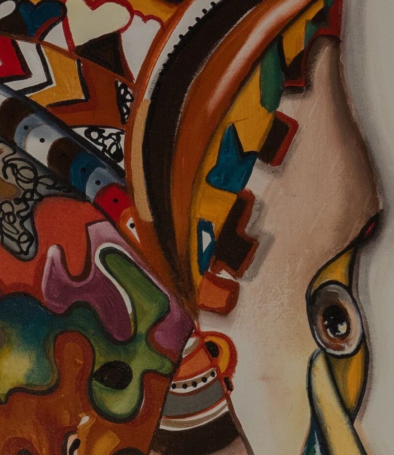View of the world 40¨x60¨