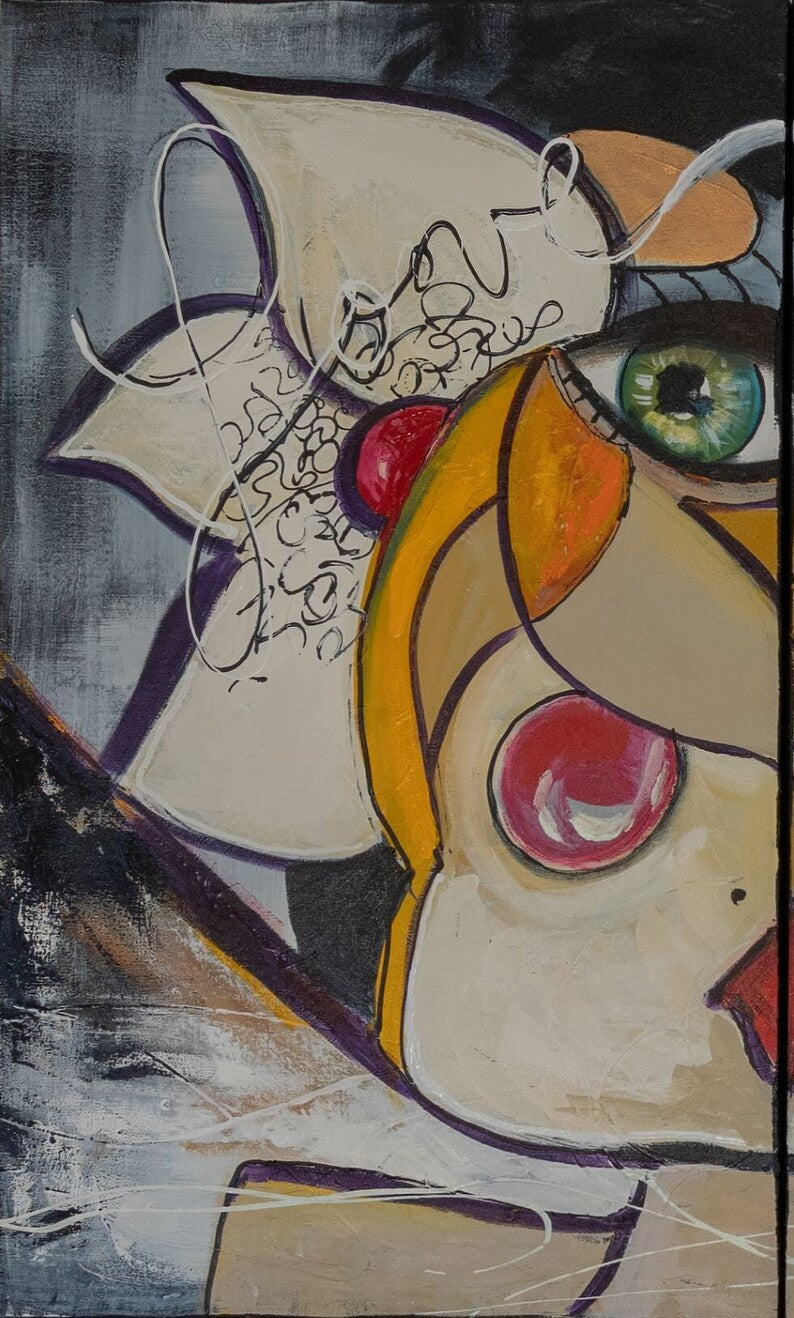 Bla-bla-bla, tryptique 3x(18¨x30¨)