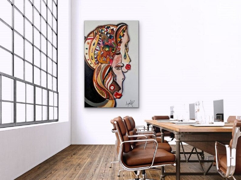 View of the world 40¨x60¨