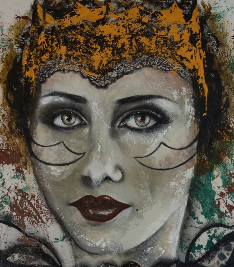 Dame de coeur 40¨x48¨