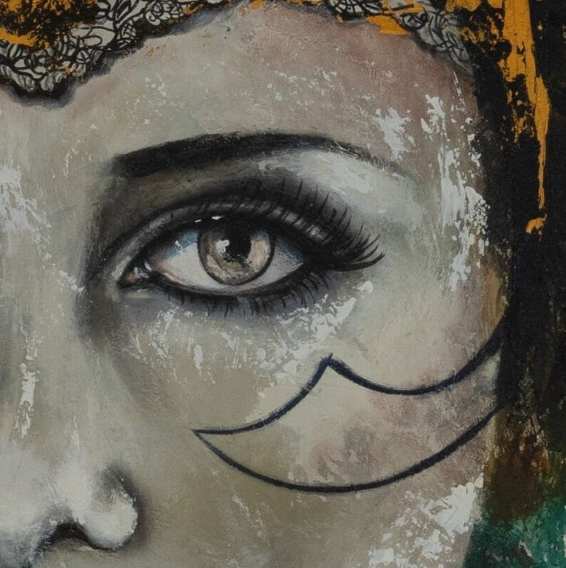 Dame de coeur 40¨x48¨