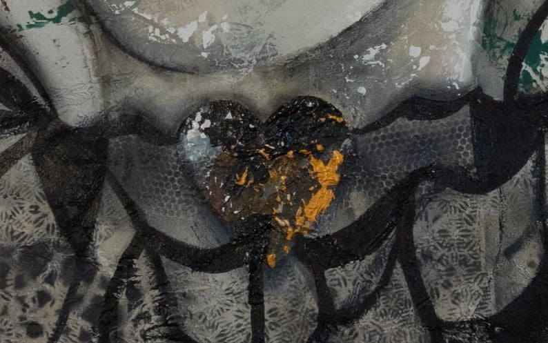 Dame de coeur 40¨x48¨