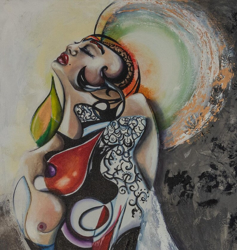 La chute de l'ange 36¨x60¨