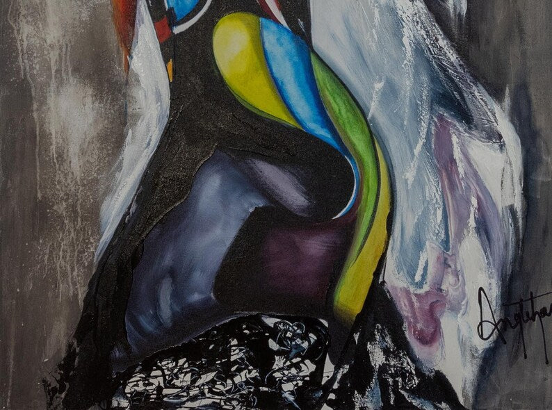 La chute de l'ange 36¨x60¨