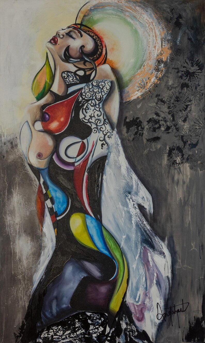 La chute de l'ange 36¨x60¨