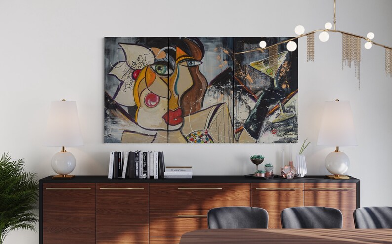 Bla-bla-bla, tryptique 3x(18¨x30¨)