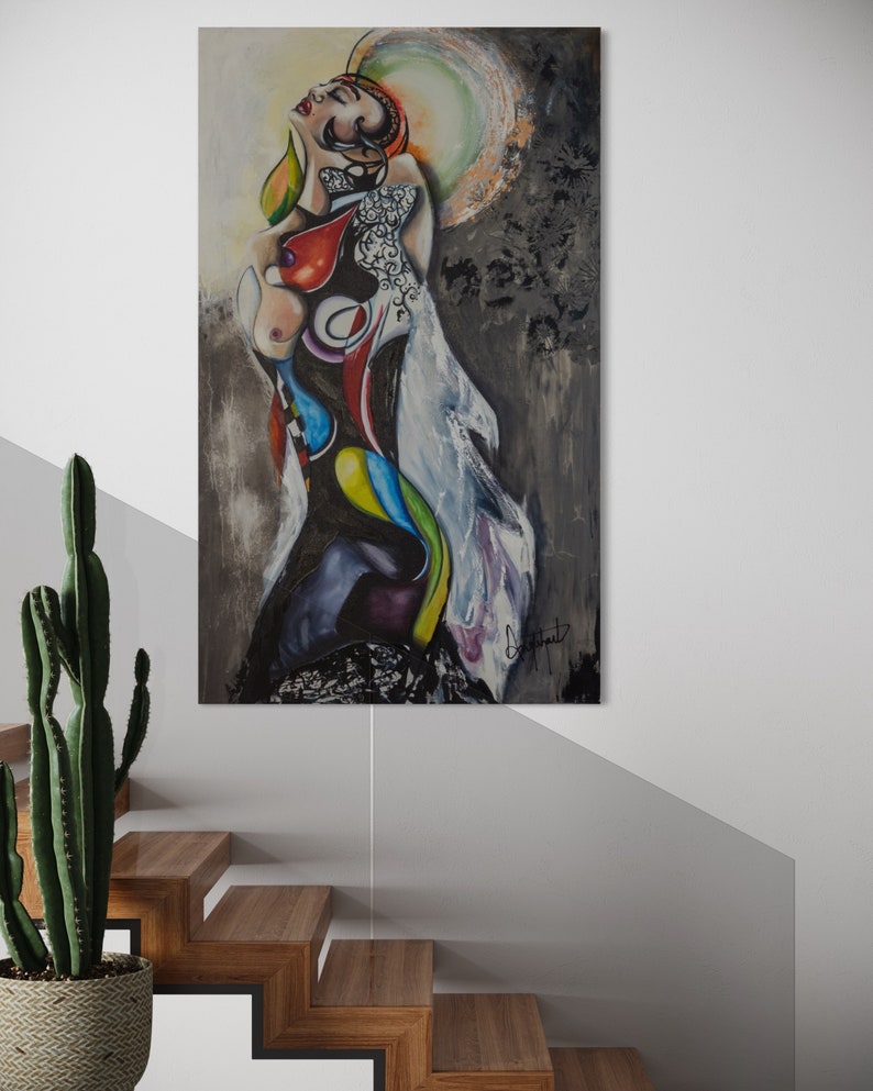 La chute de l'ange 36¨x60¨