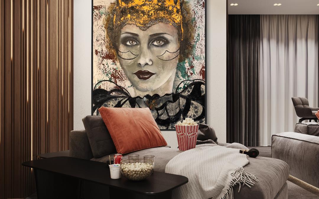 Dame de coeur 40¨x48¨