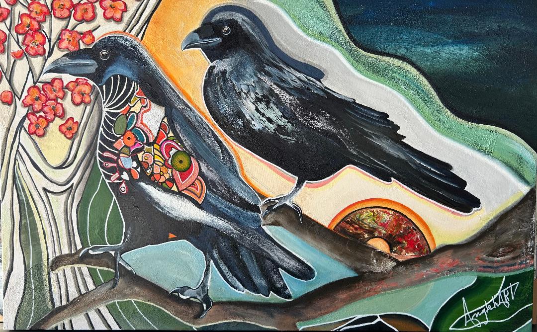 Les amoureux de l'ombre 30x48